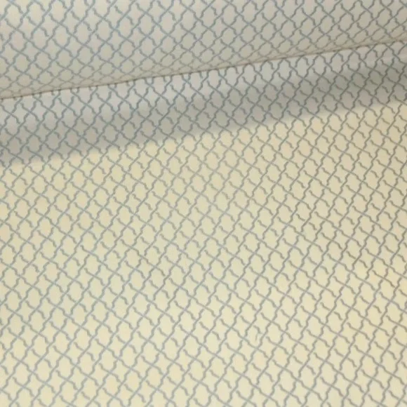 9 YDS - Provential French Blue Stitched Modern Design - Picture 4 of 7